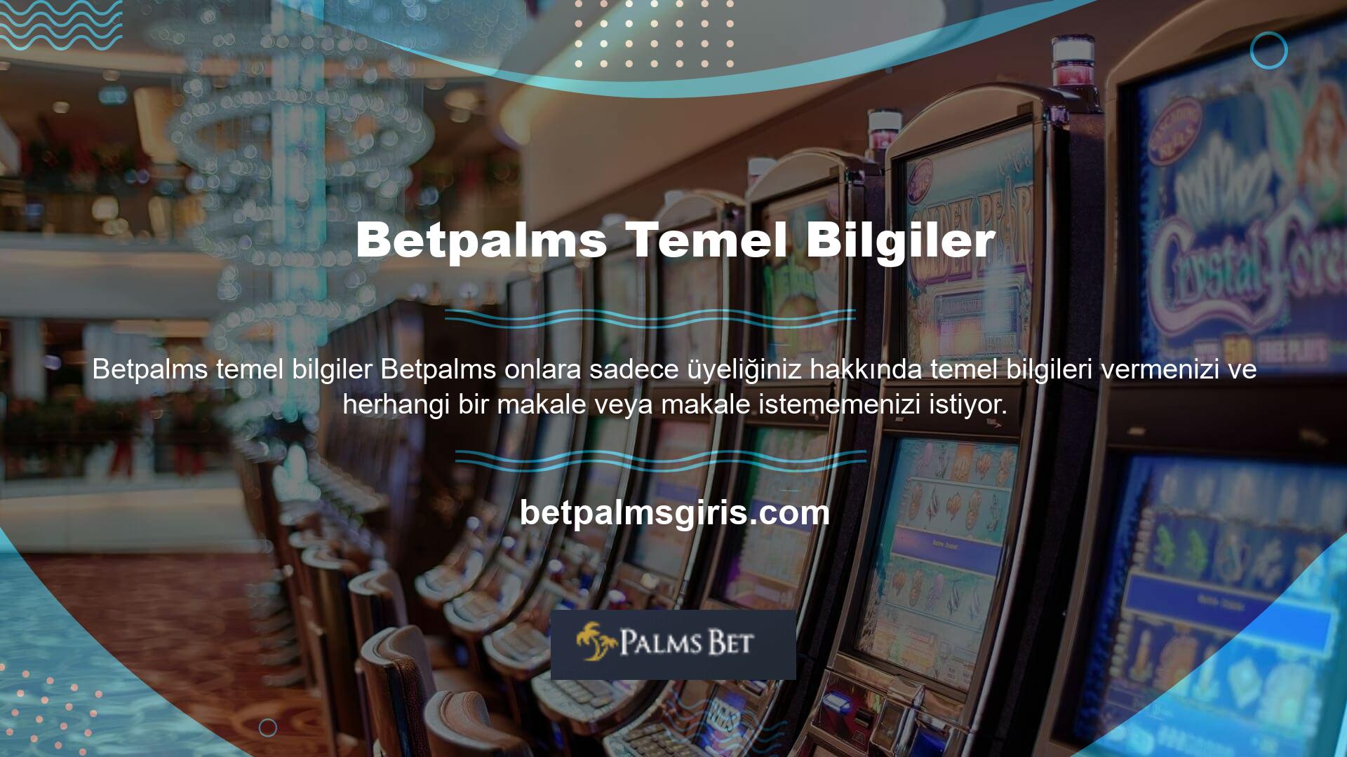 Betpalms bahisçilerin birçok seçenekle bahse girmenin kolay yollarından seçim yapmalarını sağlar